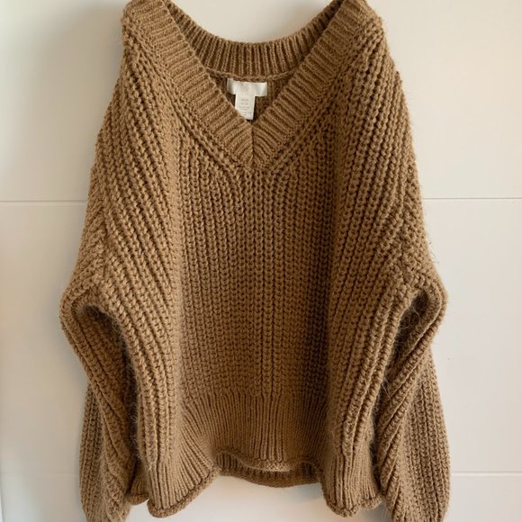 H&M Golden Brown Rib-Knit Sweater - Picture 1 of 2